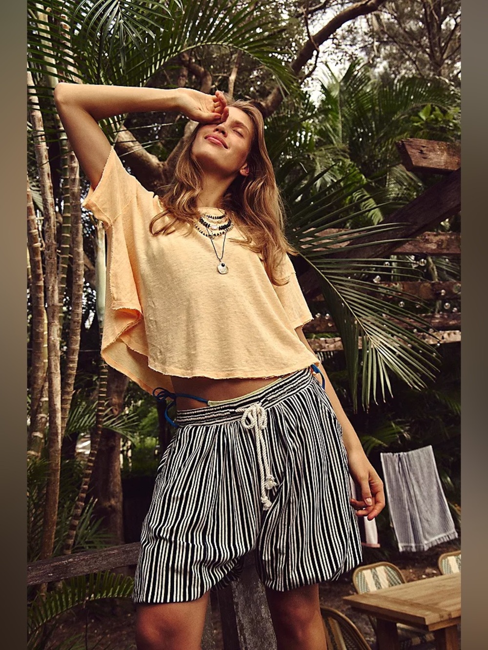 New Free-est byFree People Harloe Pull-On Harem Shorts sz XL